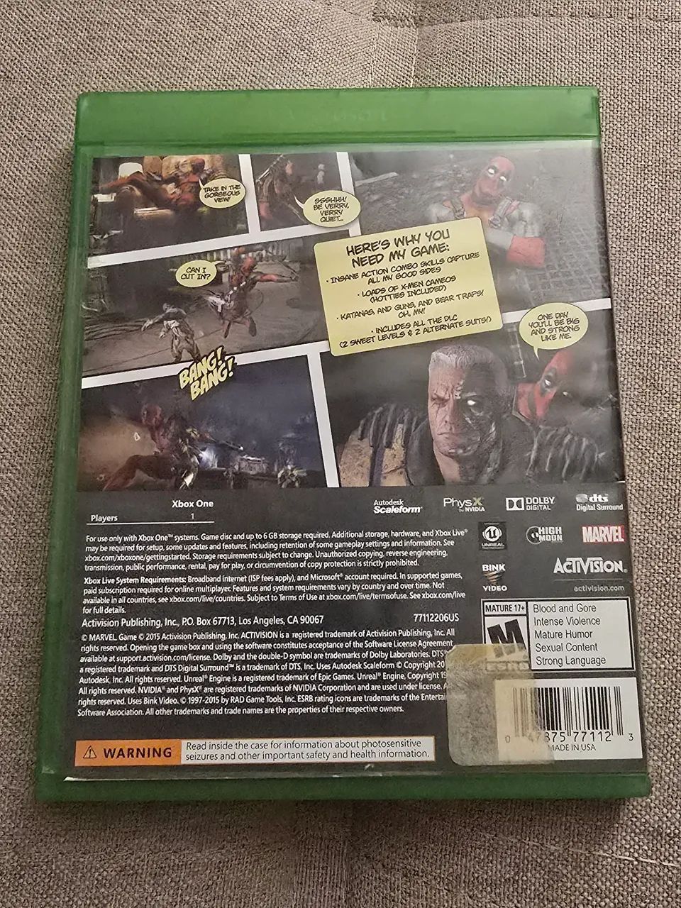 Deadpool Mídia Física Xbox One  - Foto 2