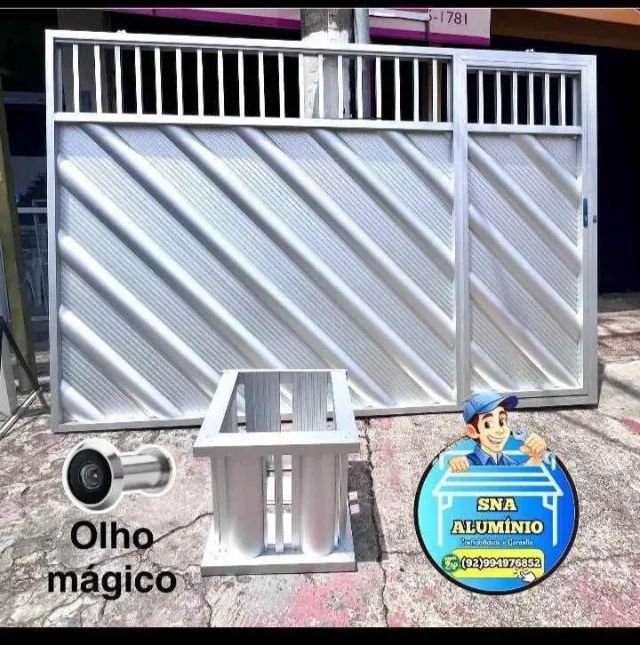 VENDO PORTÃO DE ALUMÍNIO 