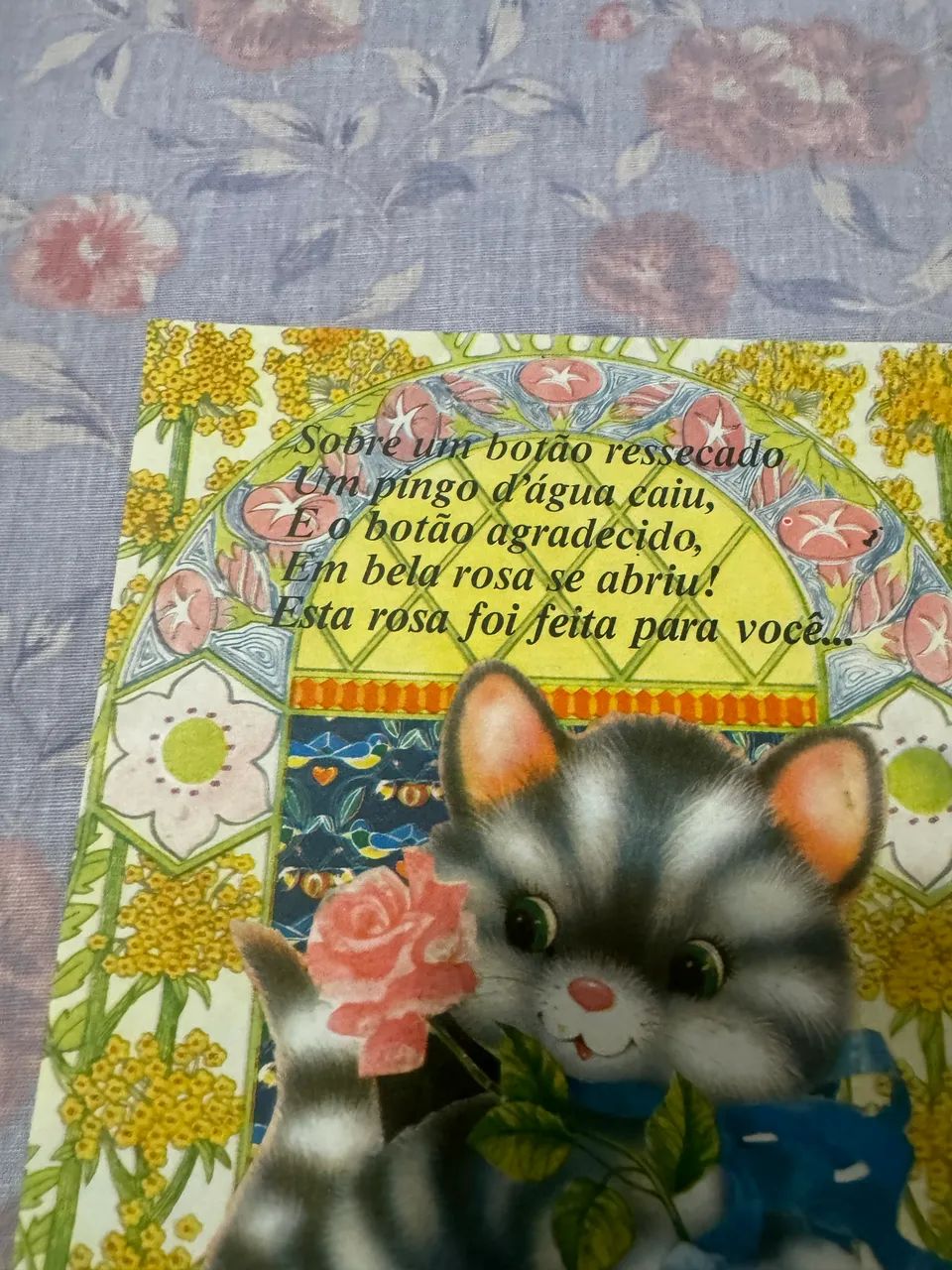 Kit 4 papéis de carta com frases, raro da década de 80 /90 - Foto 2