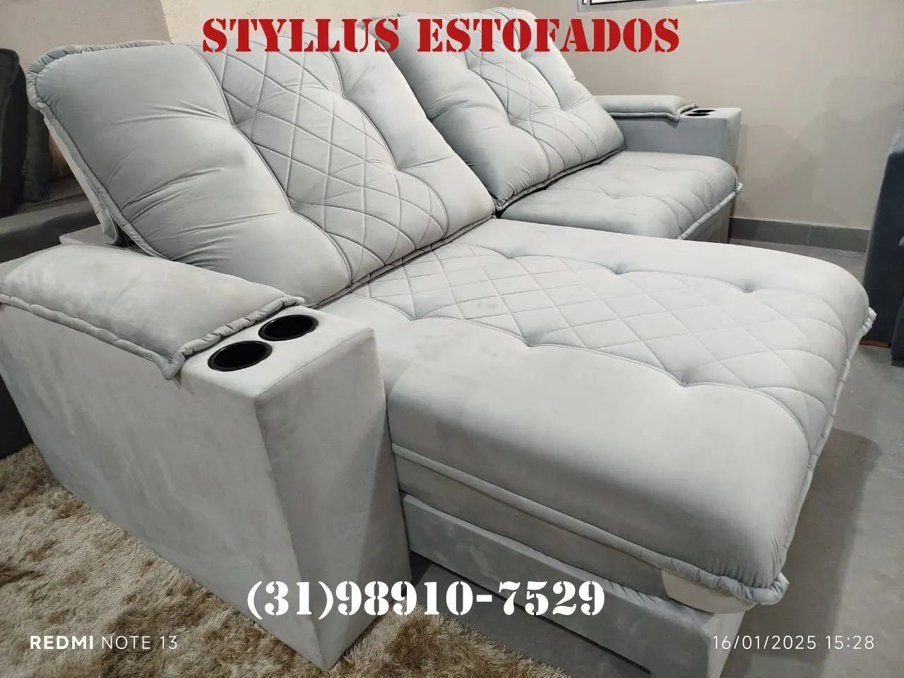 Sofá retrátil - Styllus Estofados