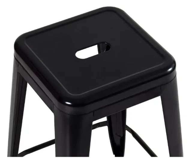 Banqueta Tolix Preta alta 76cm - Foto 3