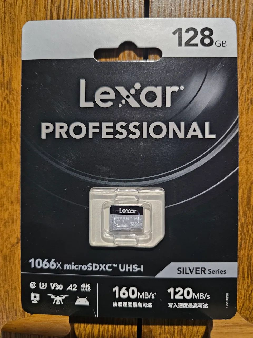 Cartão lexar profissional 128GB