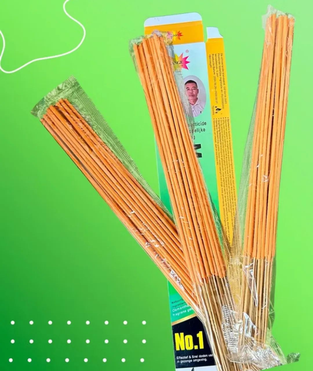Incenso mata muriçoca mosquito dengue. Produto 30 palitos a caixa