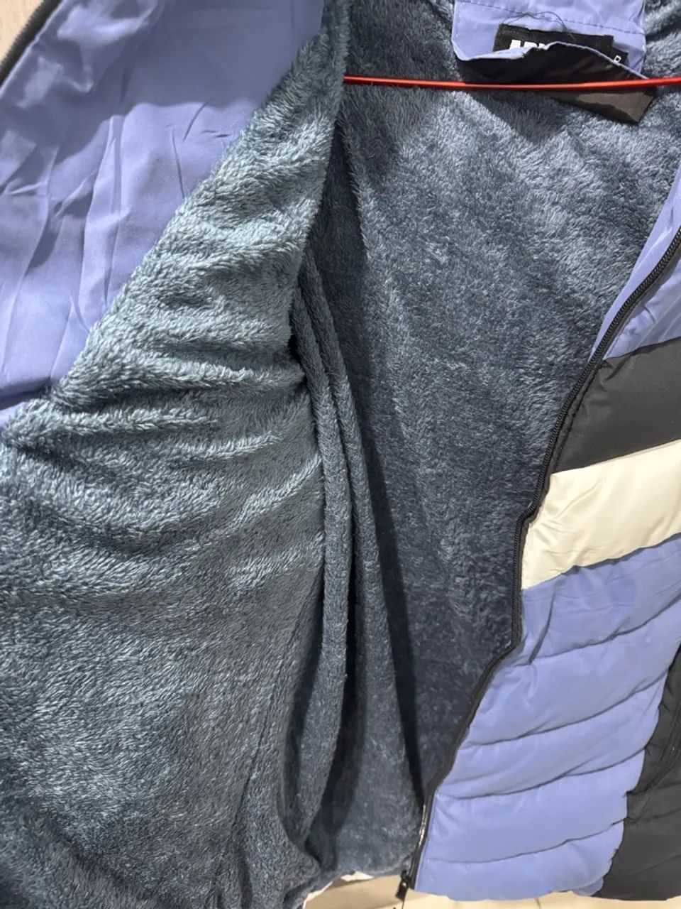 Jaqueta Masculina Arnold - Azul, Preto e Branco - Foto 4