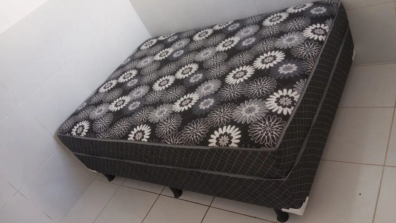 Cama box molas ensacadas 