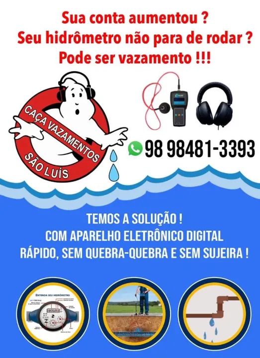 Caça Vazamento São Luís 