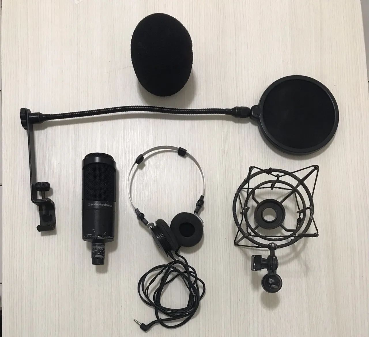 Kit profissional para gravação 