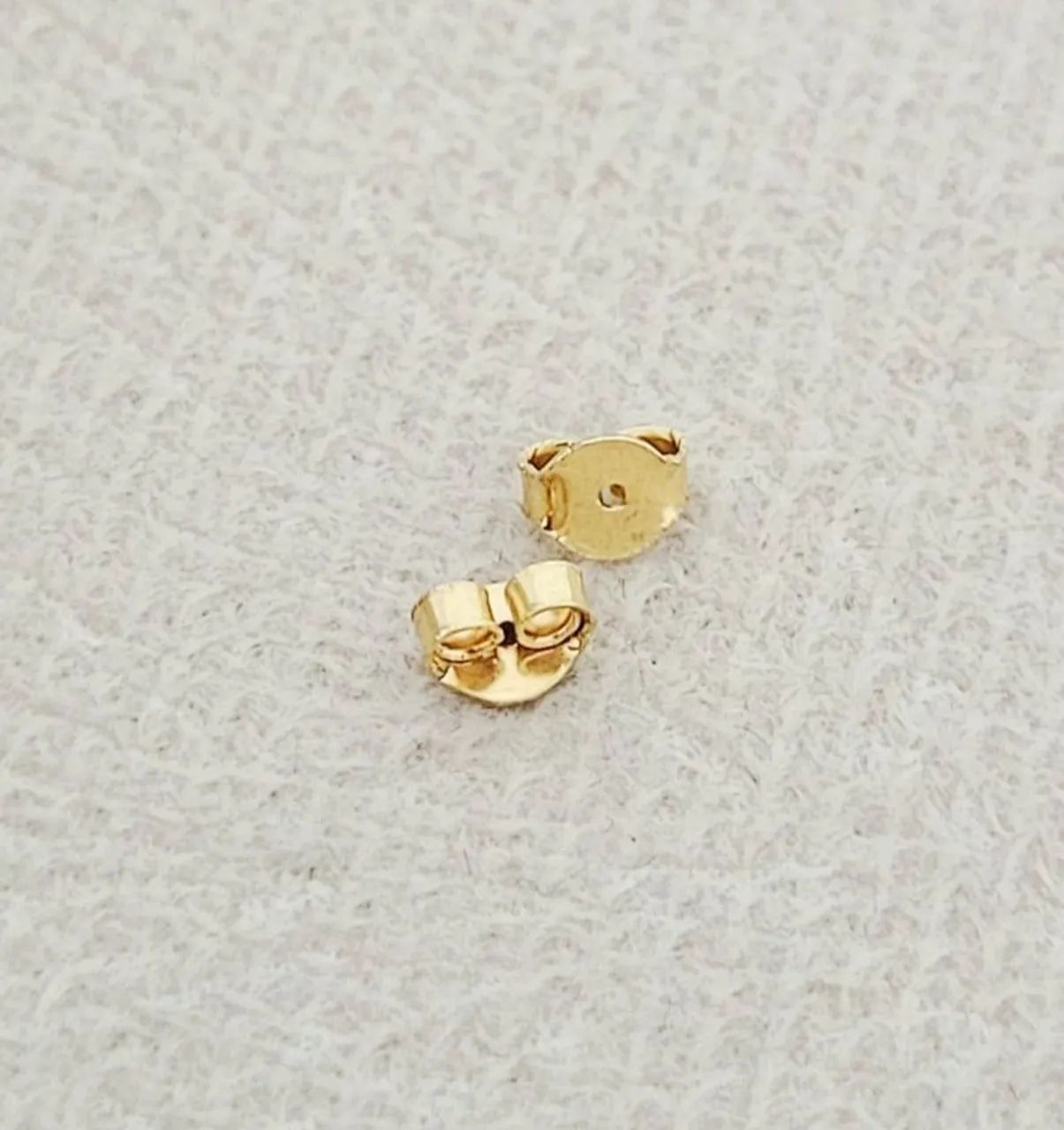 Fechos tipo Borboleta para brinco, Ouro 18k