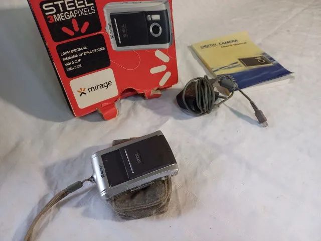 Camera Fotográfica Mirage Steel Cinza-escuro - Foto 4