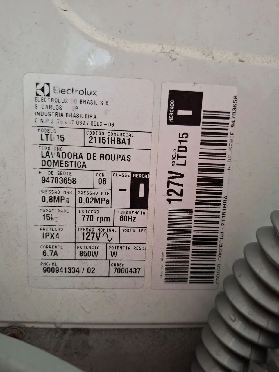 Lavadora Eletrolux 15kg - Foto 2