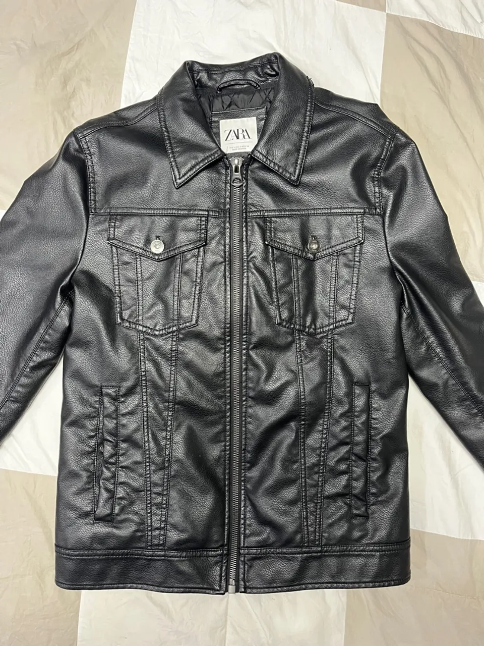 Jaqueta de Couro Zara