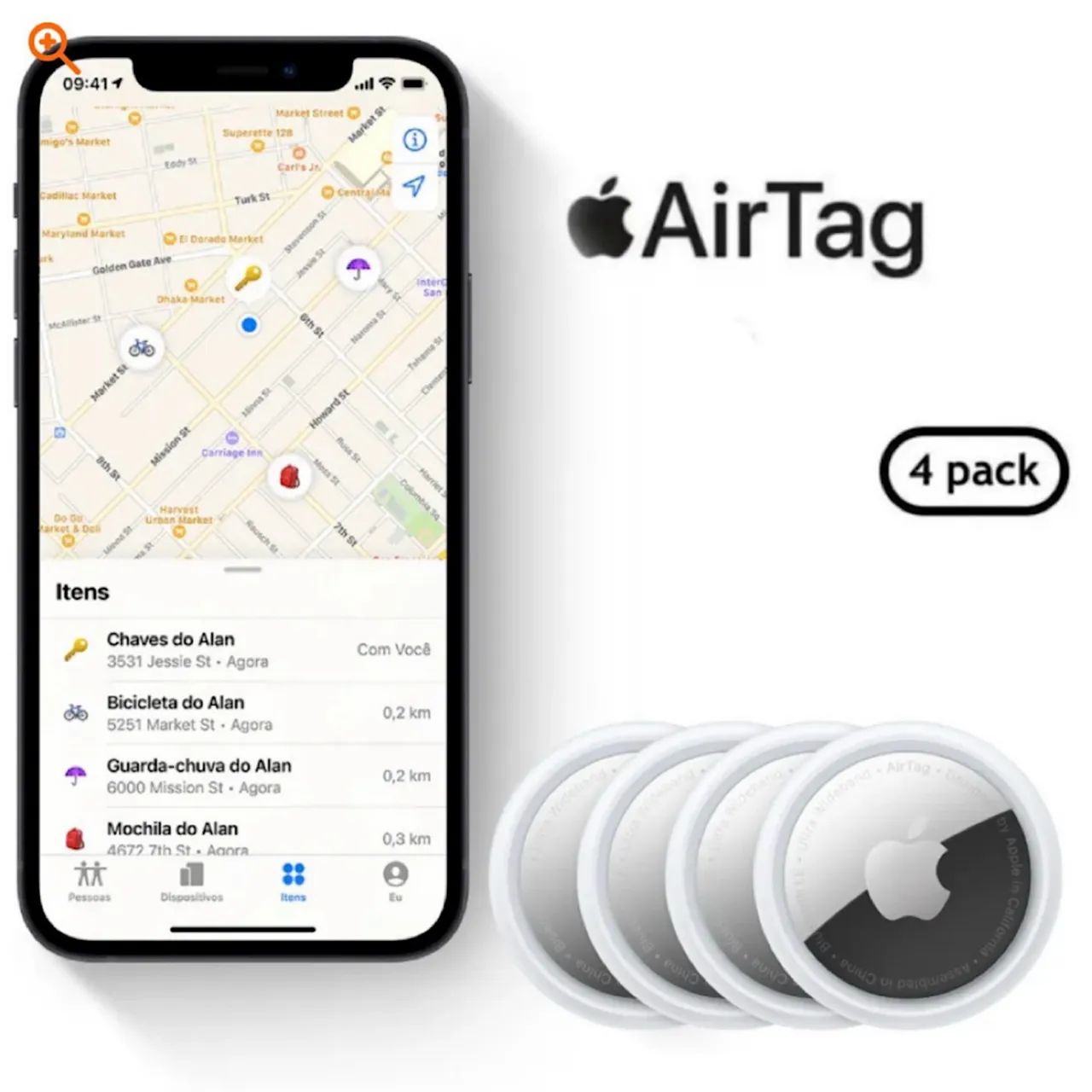 AirTag Apple Rastreador Original De IPhone Entrega Grátis Em Alguns Bairros  - Foto 2