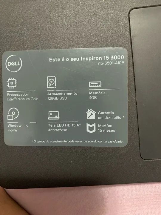 Notebook Dell em ótimo estado - Foto 3