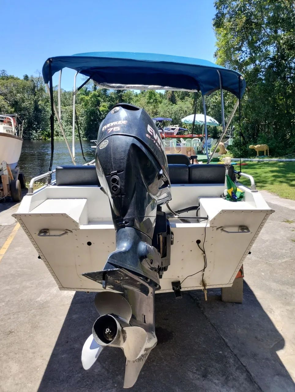 Oportunidade! Lancha Ecologia 19 Pés Motor Etech 75HP 2T - Foto 10