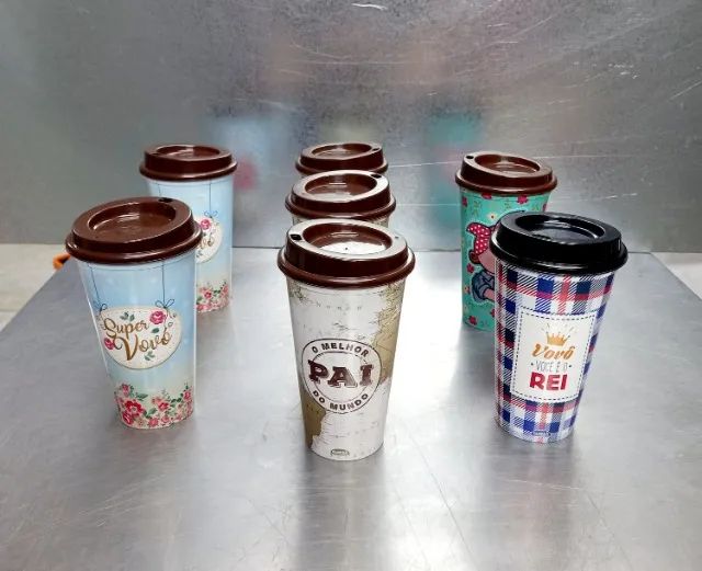 Copo Plástico 600ml NOVO Tipo Starbucks