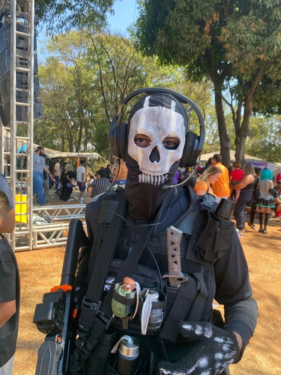Máscara Ghost Call of Duty