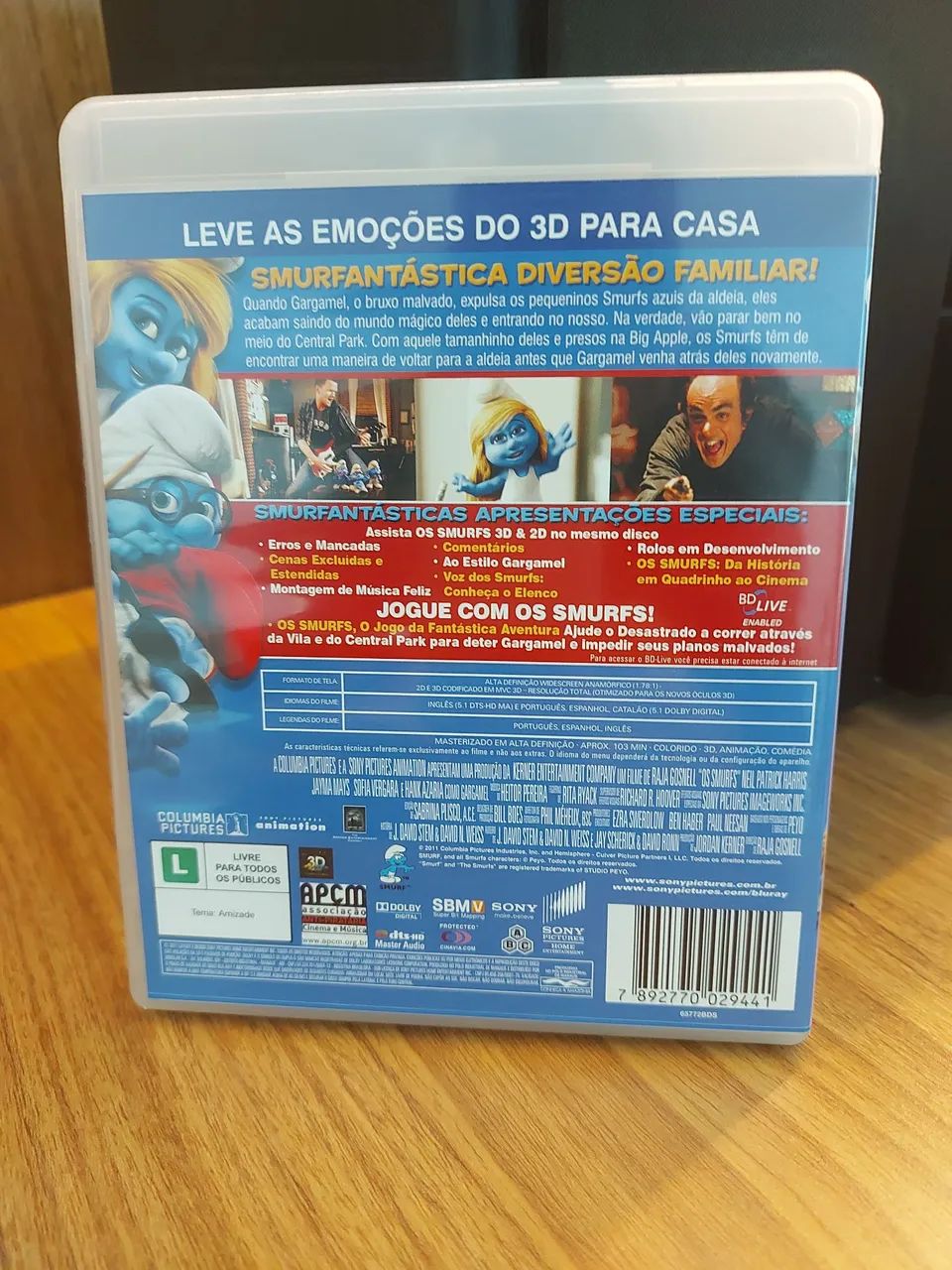 Os Smurfs - Blu-ray 3D / 2D - Foto 3