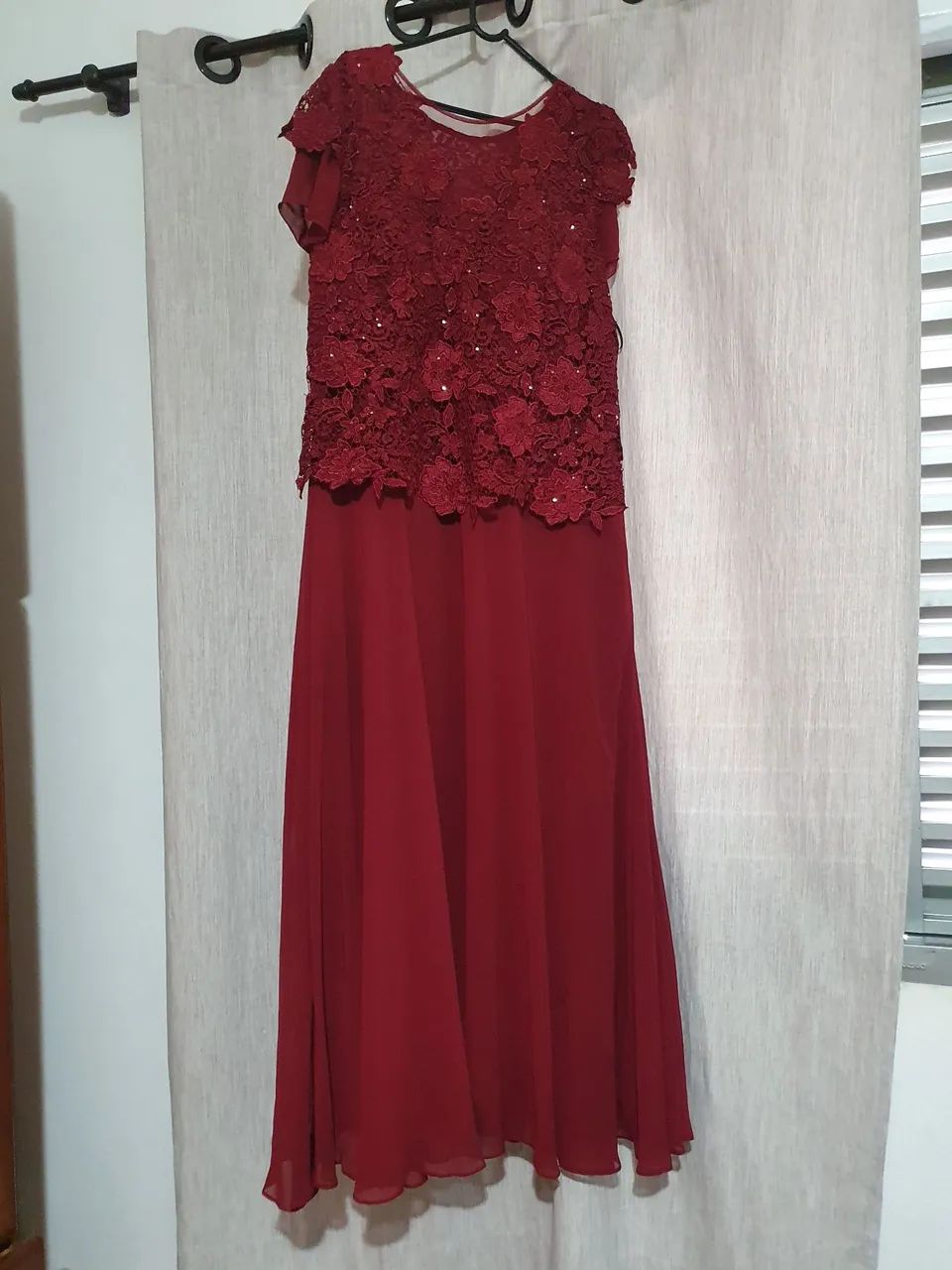 Vestido Longo marsala - Foto 5