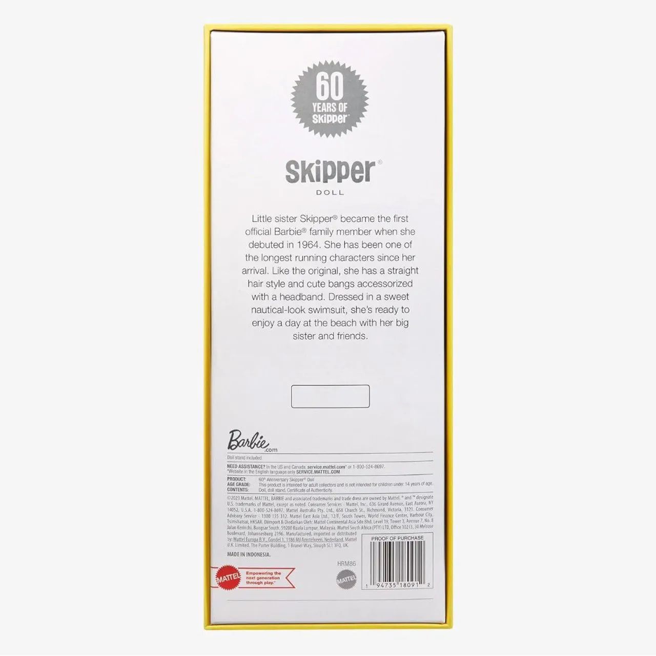 Barbie Signature Skipper 60th Silkstone Aniversário - Foto 4