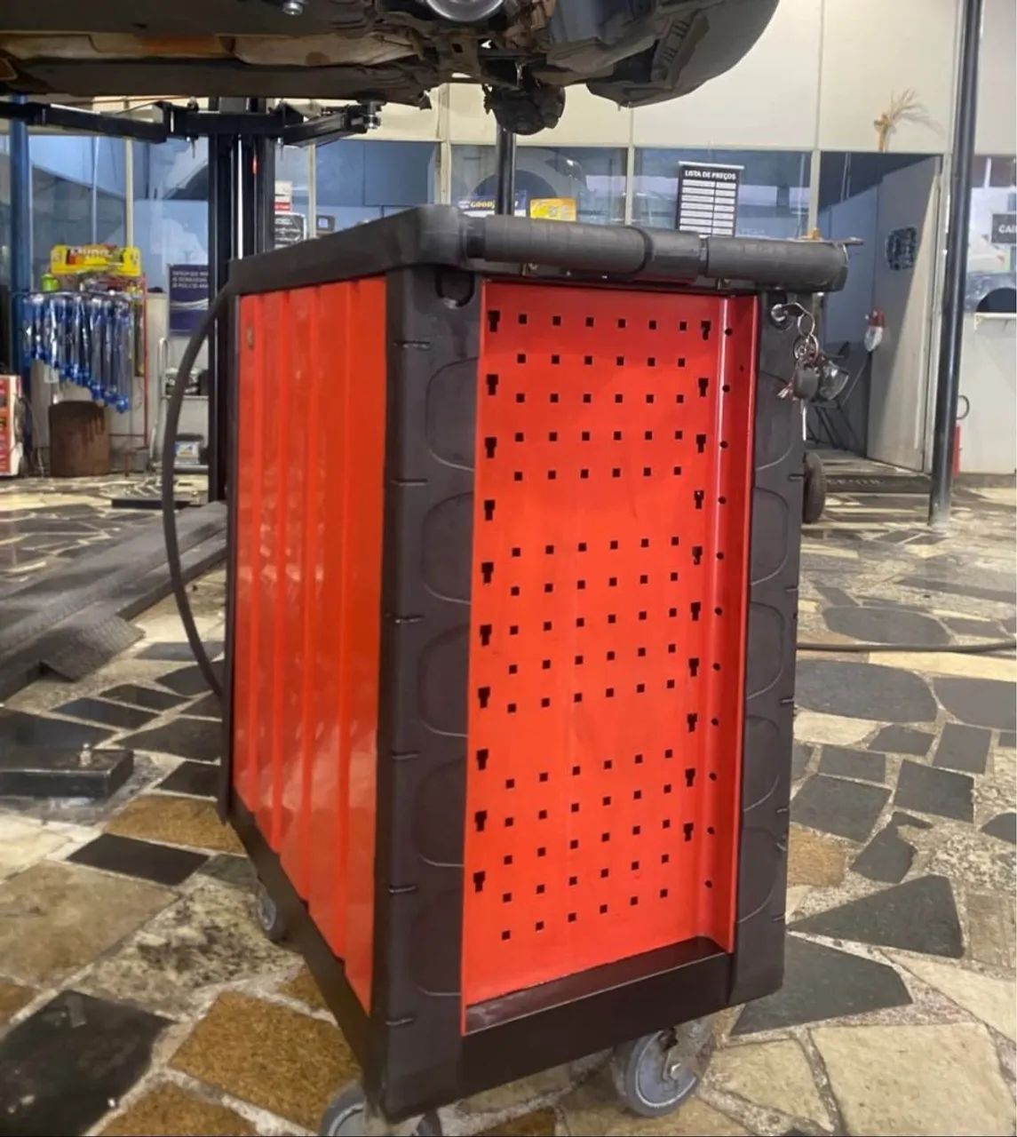 Carrinho gaveteiro para ferramentas profissional