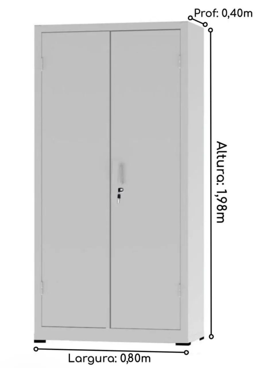 Armários de Aço para Comércio - Diversos Tamanhos - Foto 2