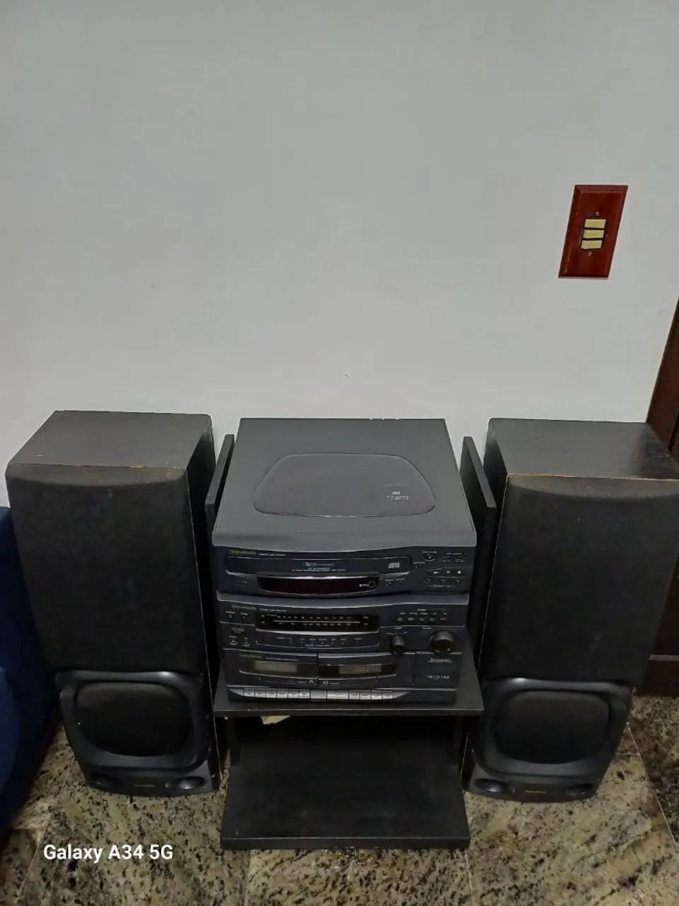 Som Gradiente com CD Player e toca-fitas - Foto 2