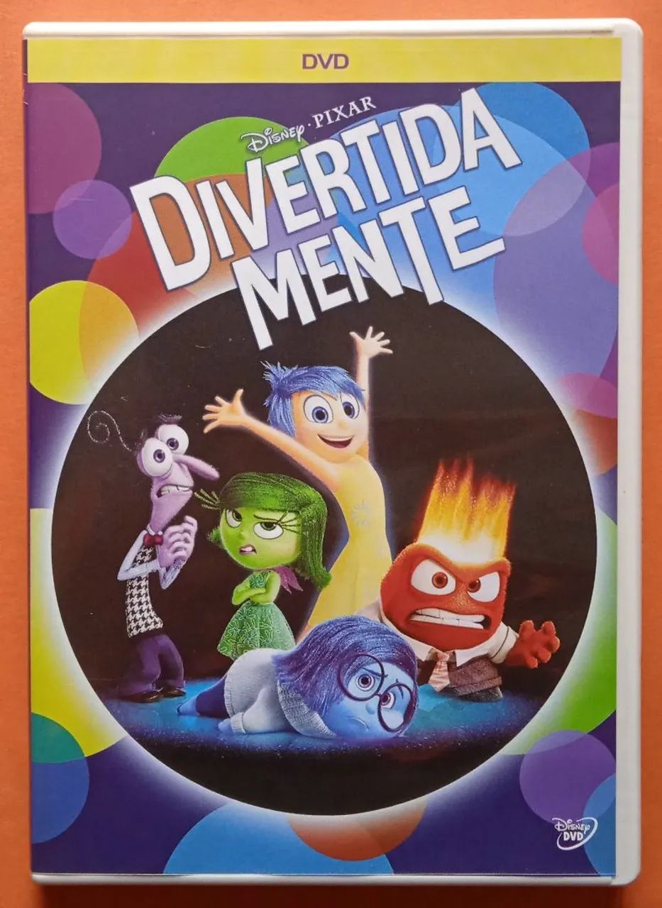 DVD Divertida Mente - Disney Pixar