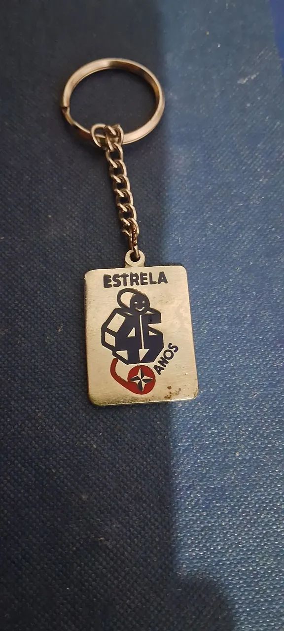 Brinquedos Estrela Antigo e Raro Chaveiro da Marca 