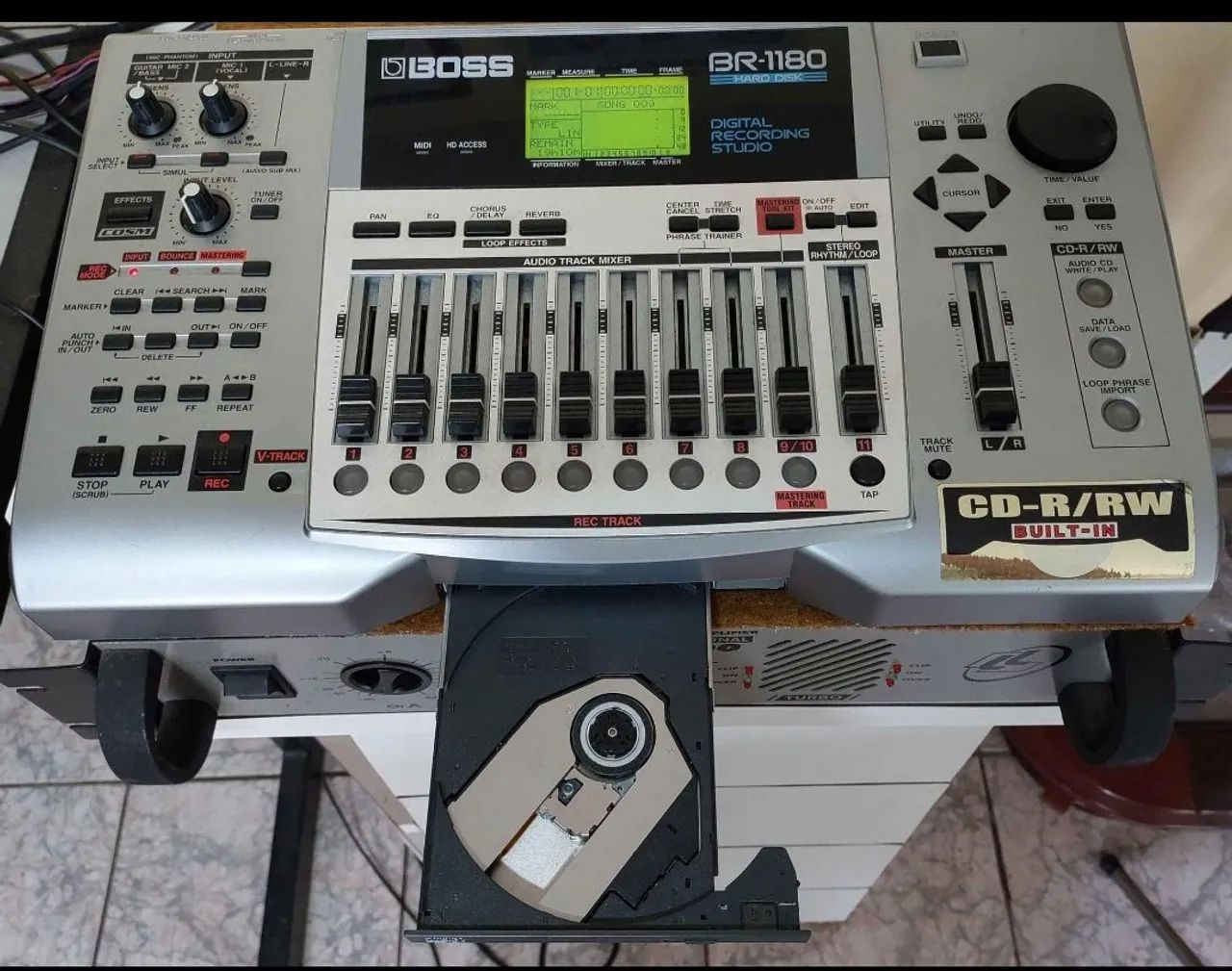 Gravador de CD Boss BR-1180 - Hard Disk - Digital Recording Studio