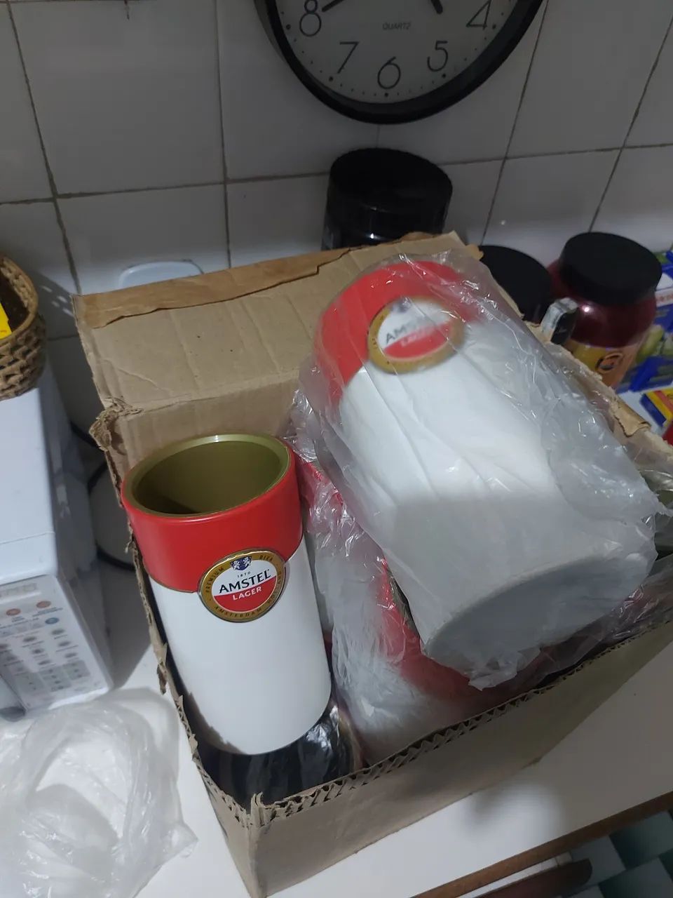 Cervegela Porta garrafa Amstel - Foto 2