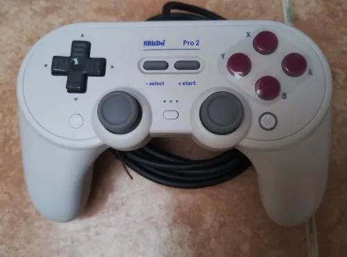 Controle 8bitdo com fio pro  para switch /  raspberry pi / xbox, PC 