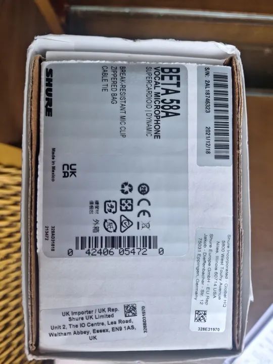 Microfone shure beta. 58a - Foto 2