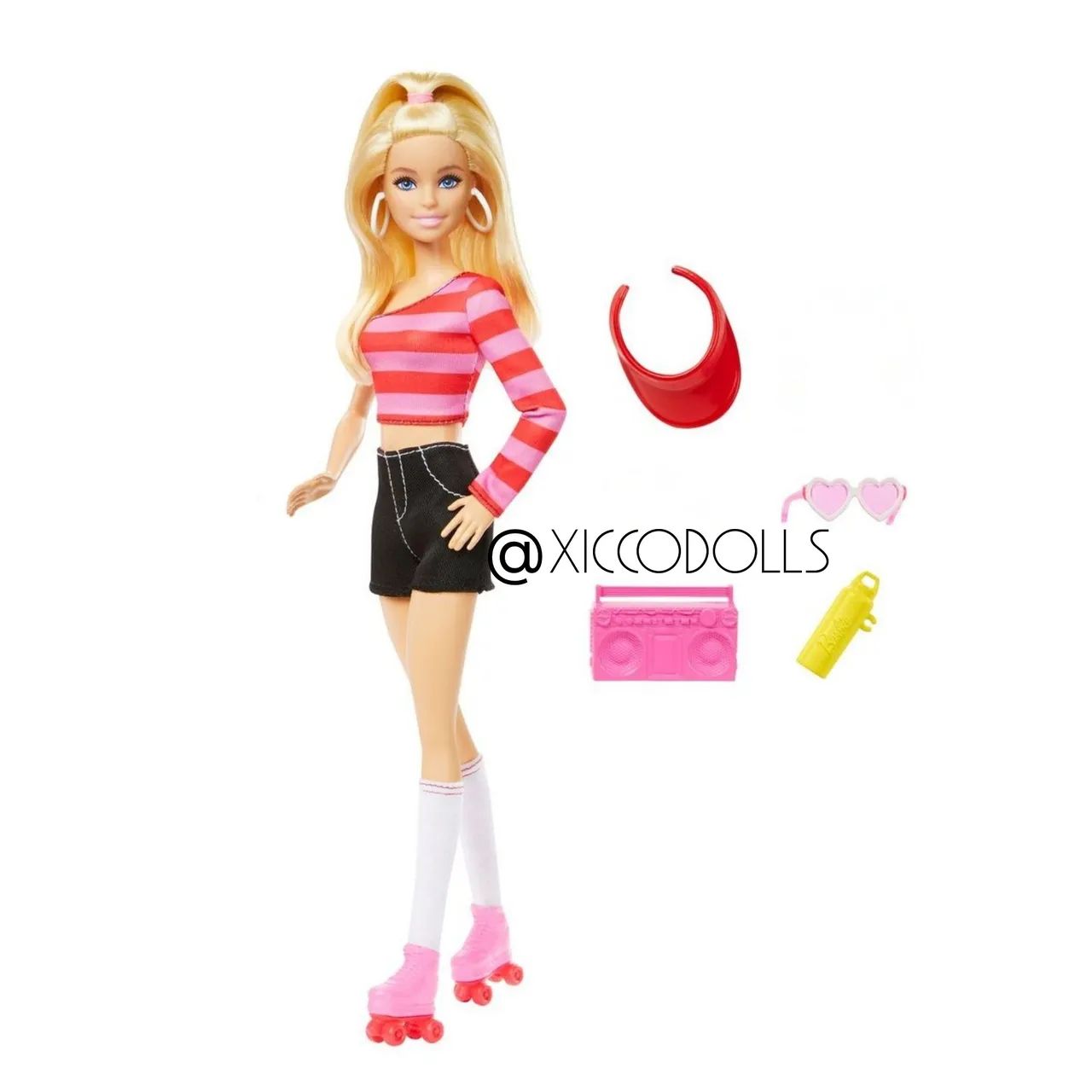 Boneca Barbie Patinadora com acessórios 