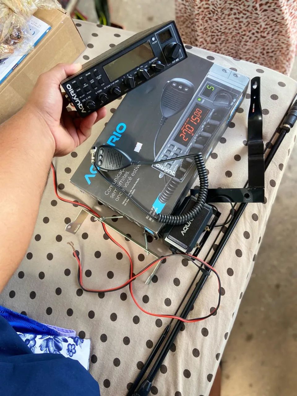 Rádio Comunicador Aquário PX-RP80 