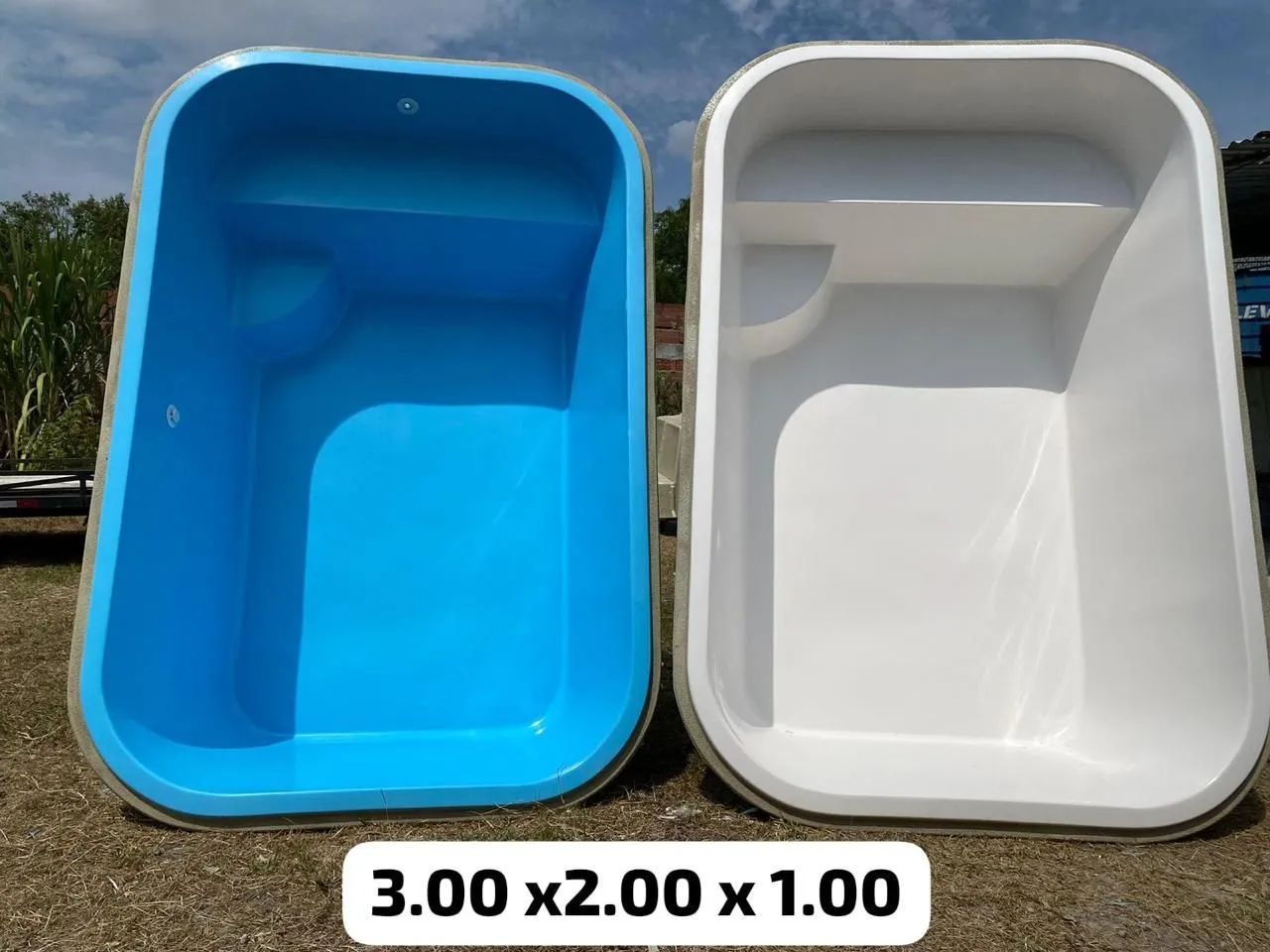 Piscina de fibra 