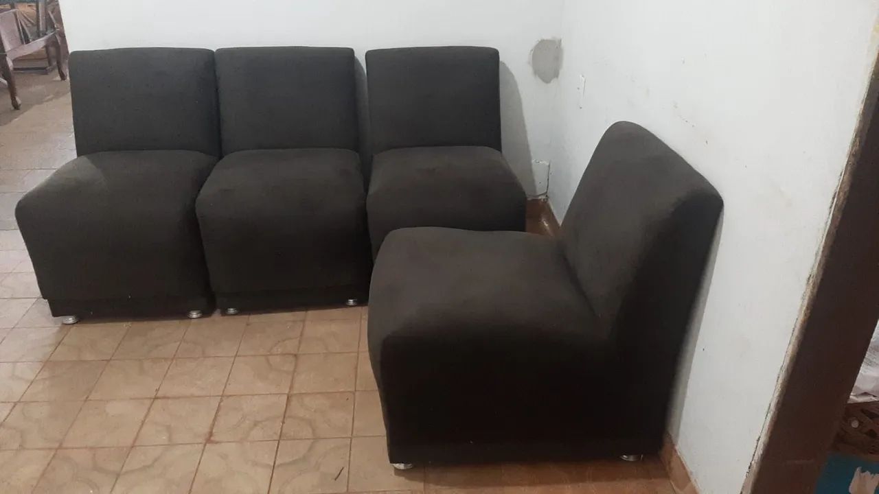 Conjunto de Sofás 3 Lugares - Ótimo estado!