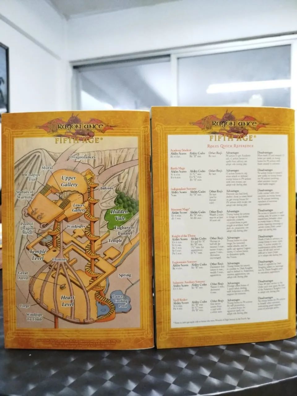 Dragonlance Fifth Age - Heroes Of Sorcery - Dramatic Supplement - Box/Saga Game Rules- RPG - Foto 4