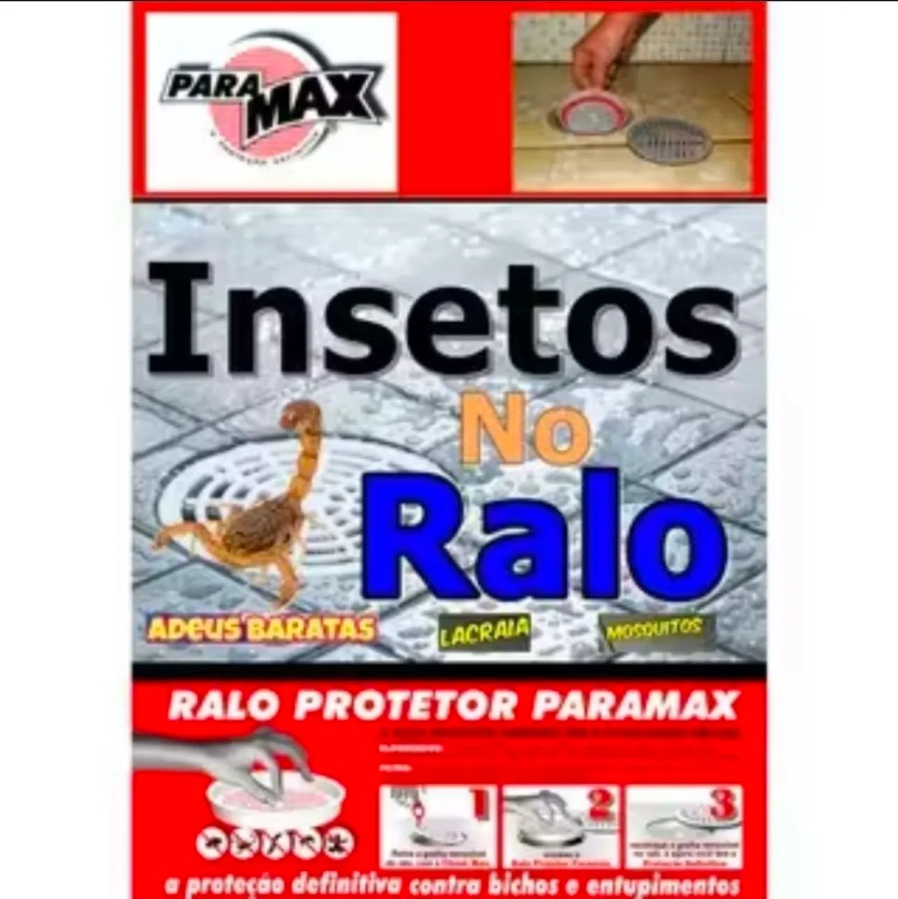 Kit 5 Tela Ralo Protetor Contra Insetos Dengue Barata 10cm ou 15cm Paramax - Foto 6