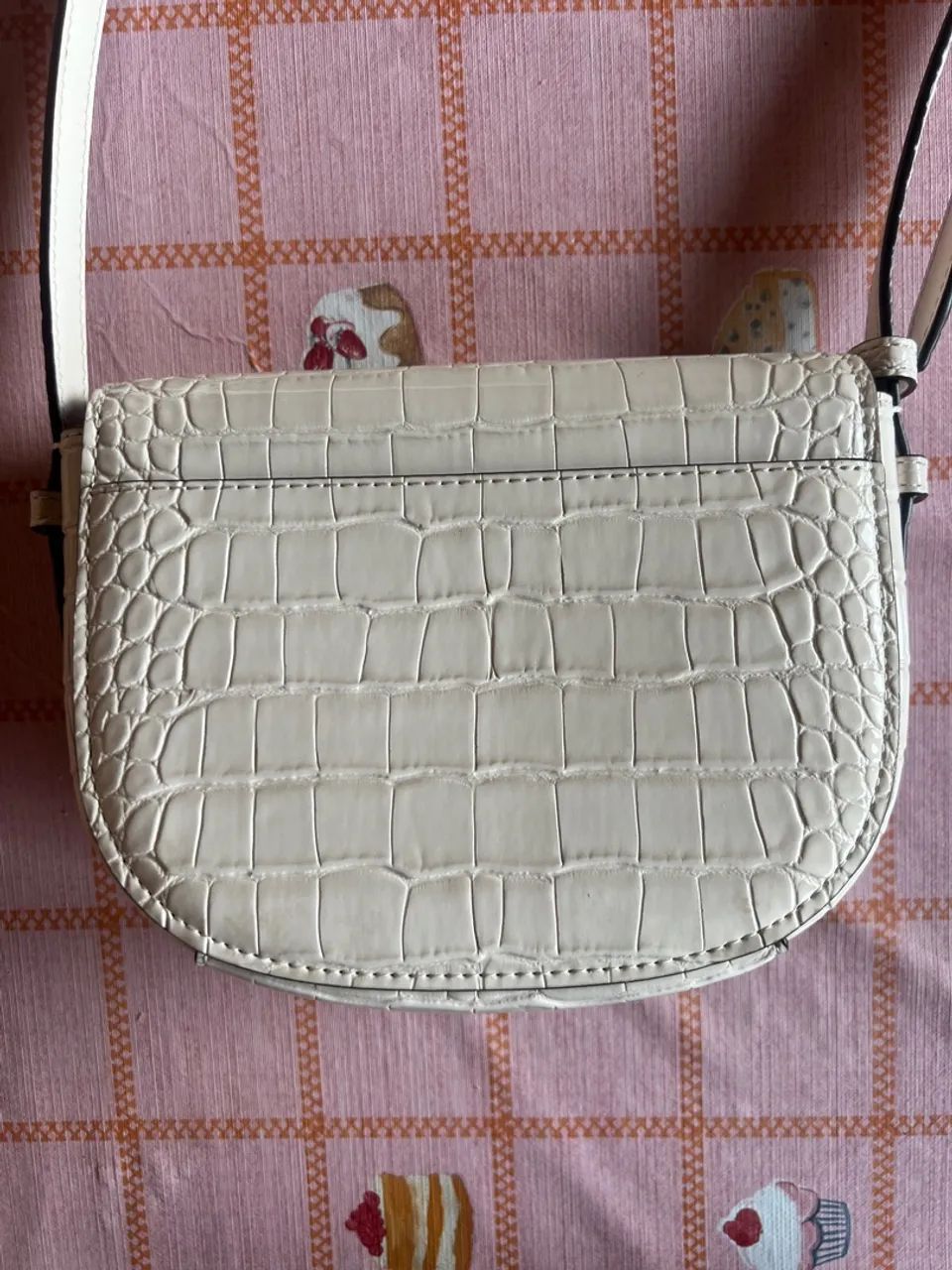 Bolsa de Ombro Croco Elegante - Foto 3