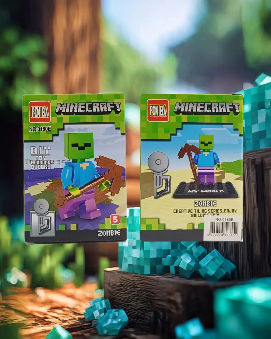 Boneco Minecraft de Montar Compatível com Lego 