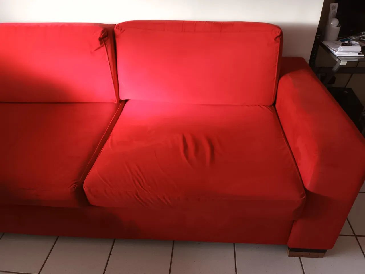 Sofa 2 lugares usado (ótimo estado) - Foto 2
