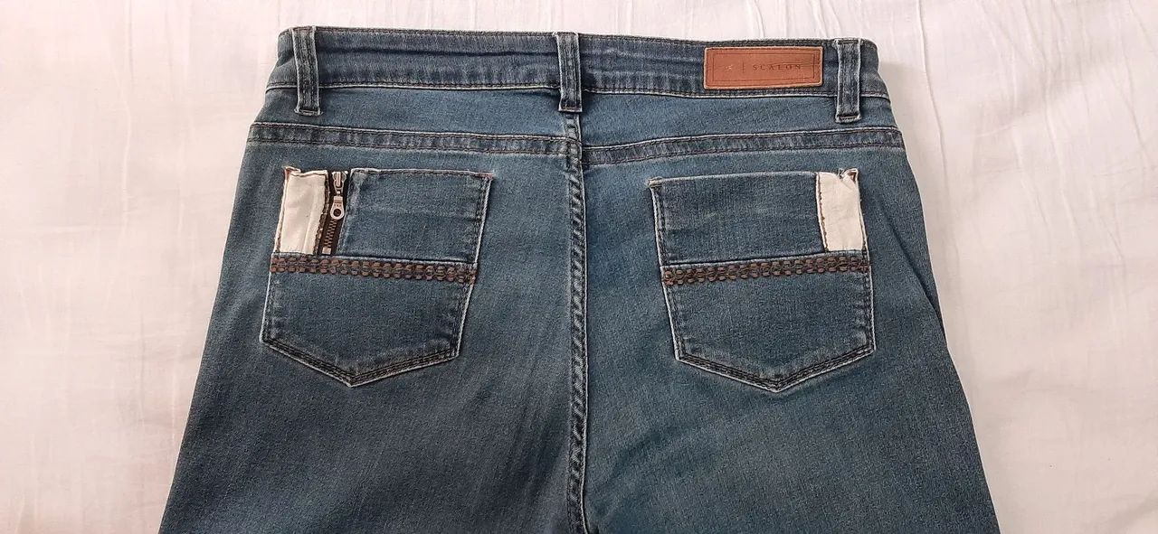 Calça jeans Scalon 46 - Foto 2