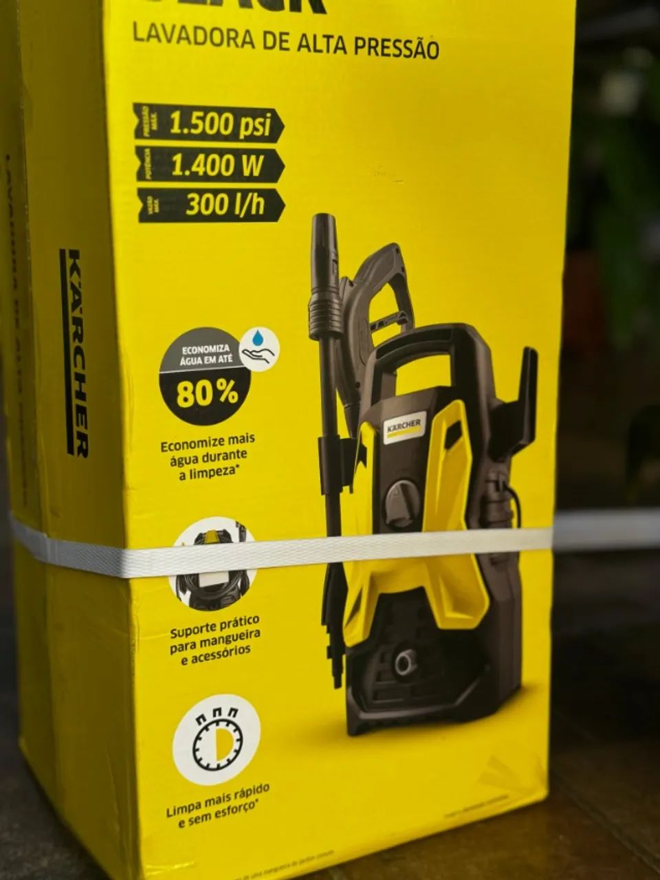 Lavadora de Alta pressão 1500 PSI com Aplicador de Detergente