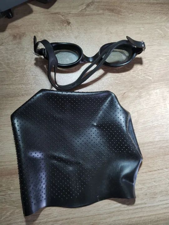 Touca De Natação Speedo + Óculos  - Foto 2