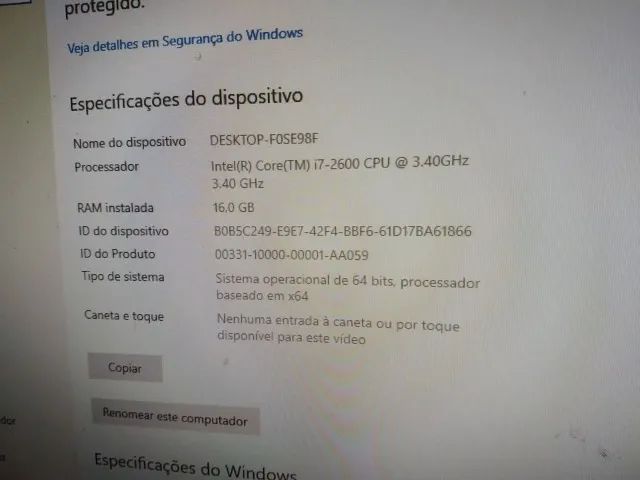 PC I7 2600 Memória 16GB Placa de Vídeo GTX 650 TI BOOST 2GB e Wi-fi - Foto 2
