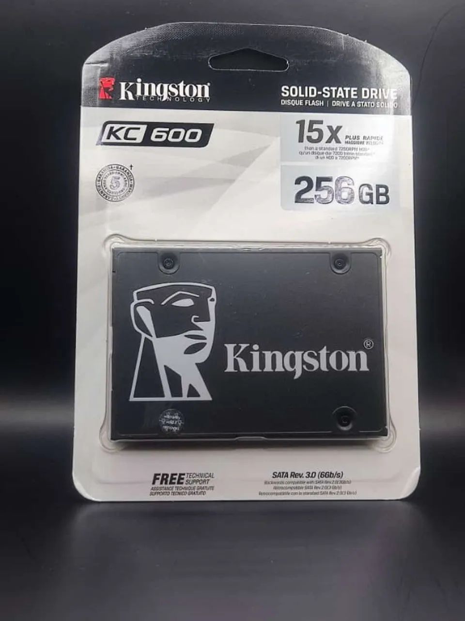 SSD Kingston 256gb KC600
