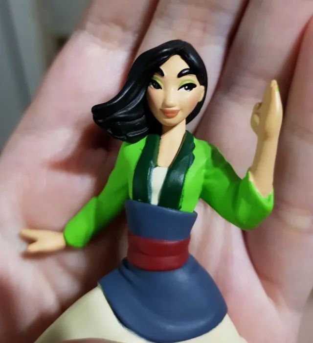 Mulan Princesa Miniatura Original Disney Store Importada - Foto 3
