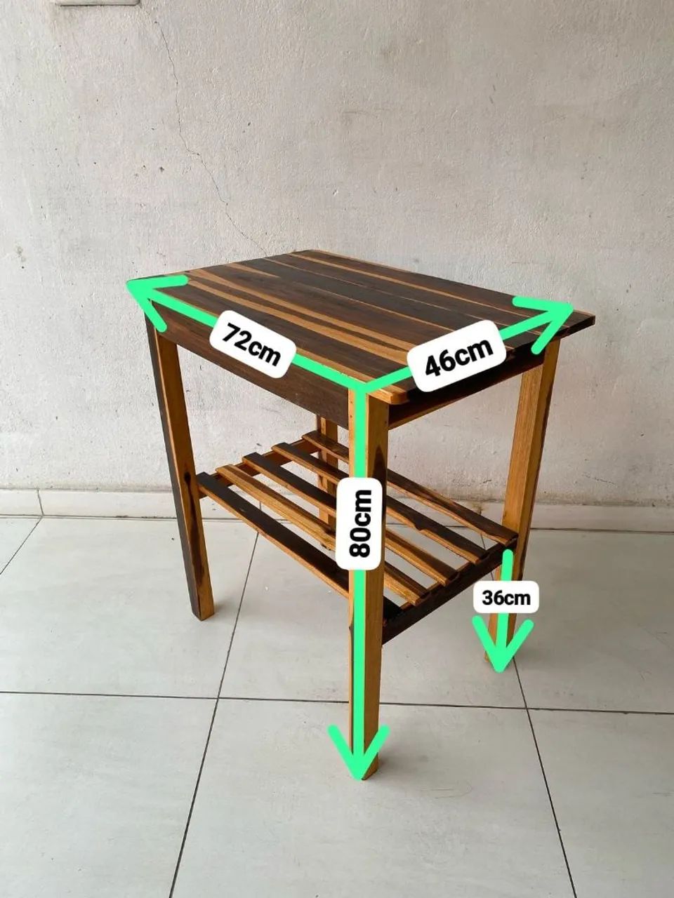 Mesa aparador de madeira  - Foto 4