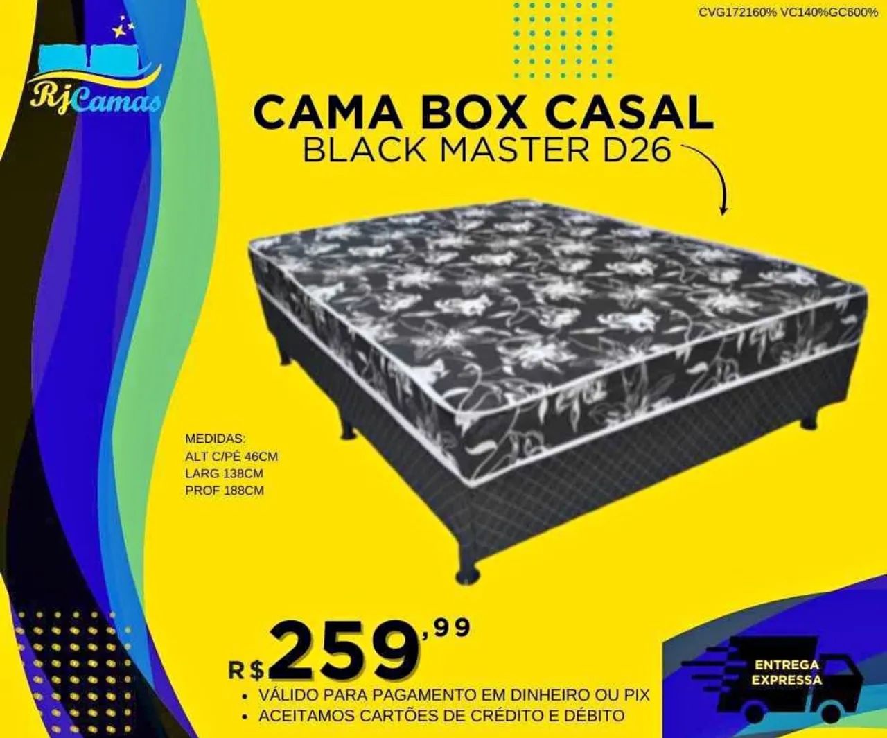 Black Friday! Vendo cama box casal d26 - Foto 4
