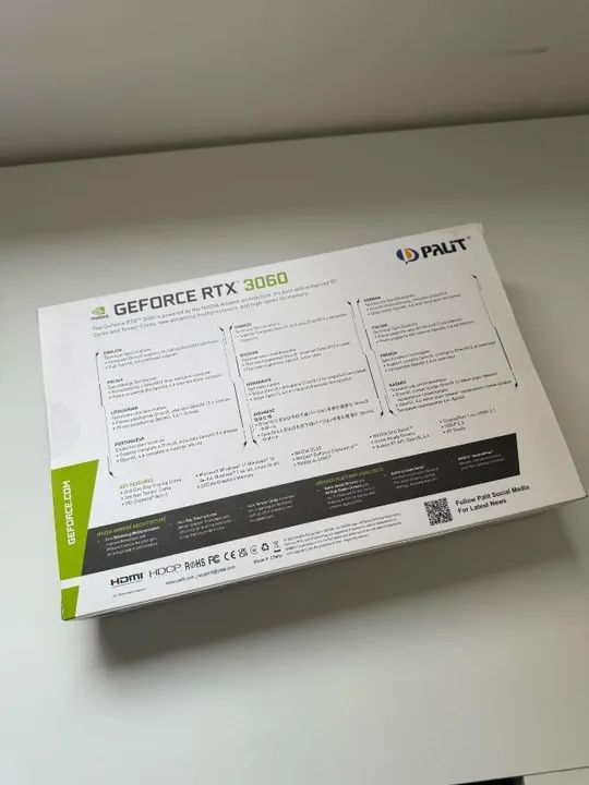 Placa de vídeo GeForce RTX 3060 Dual 12GB RAM DDR6 garantia (parcelo cartão) - Foto 2